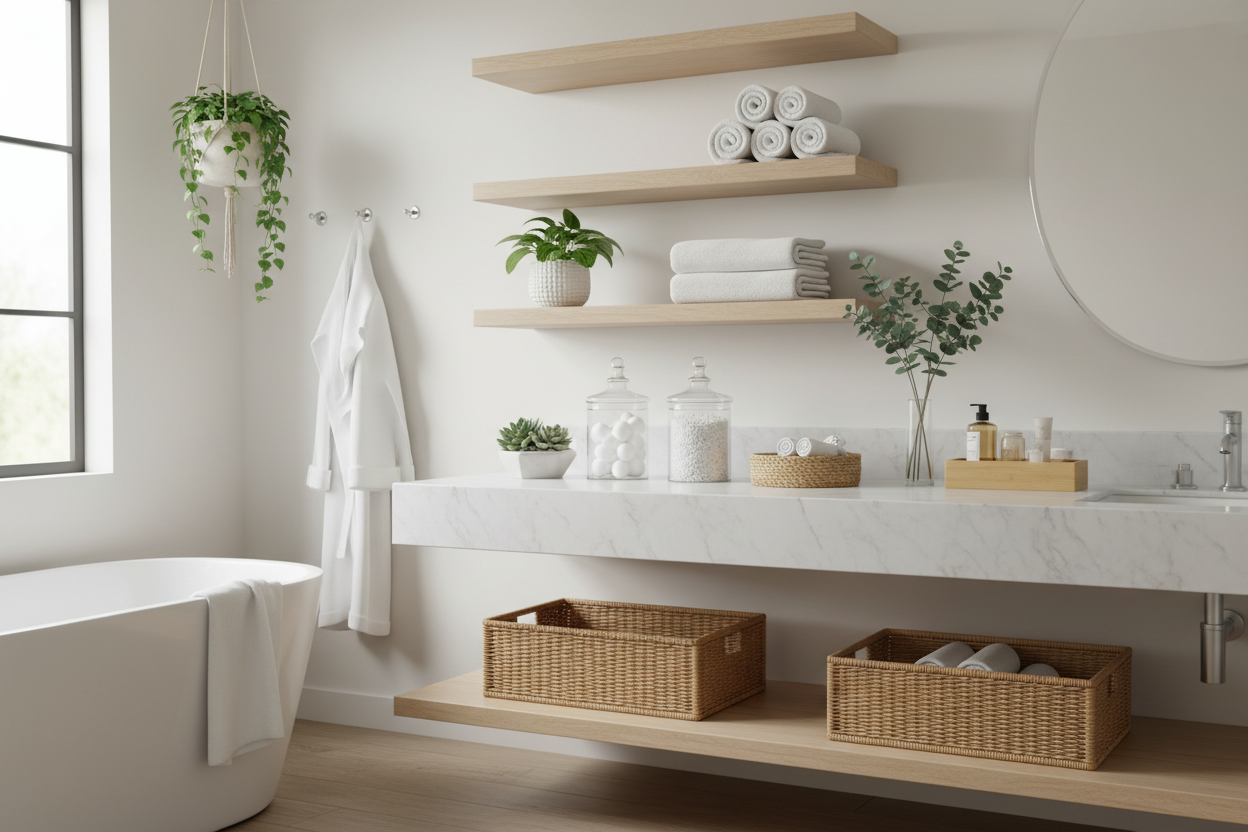 How to Organize Your Bathroom: Tips for a Clean & Relaxing Space